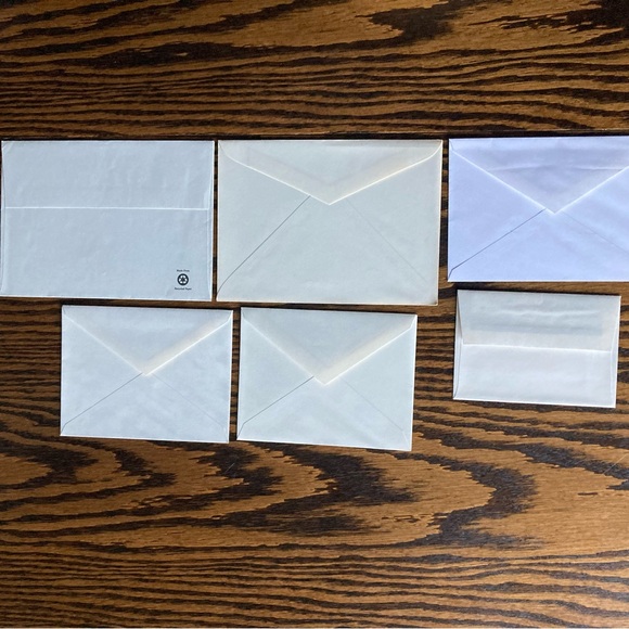 6 Assorted Unused Angel Town Snowman Wreath Santa Christmas Cards Envelopes - Picture 12 of 12